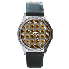 Leptis Round Metal Watch by deformigo