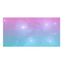 Pastel Goth Galaxy  Satin Shawl by thethiiird