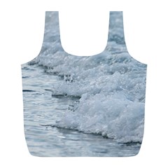 Ocean Waves Full Print Recycle Bag (l) by TheLazyPineapple