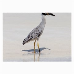 Beach Heron Bird Large Glasses Cloth by TheLazyPineapple