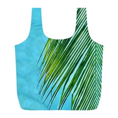 Tropical Palm Full Print Recycle Bag (l) by TheLazyPineapple