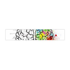 Brain Mind Psychology Idea Drawing Flano Scarf (mini) by Wegoenart