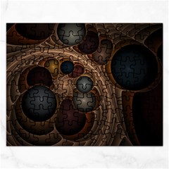 Fractal Fantasy Design Construction Rectangular Jigsaw Puzzl by Wegoenart