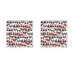 Cute Dog Seamless Pattern Background Cufflinks (square) by Vaneshart