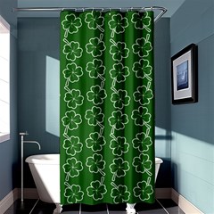 St Patricks Day Shower Curtain 36  X 72  (stall)  by Valentinaart