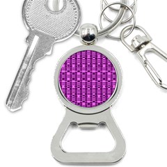 Digital Violet Bottle Opener Key Chain by Sparkle