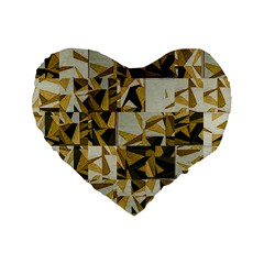 Random Design Standard 16  Premium Flano Heart Shape Cushions by Sparkle