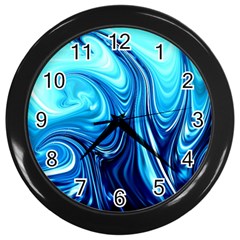 Sunami Waves Wall Clock (black) by Sparkle