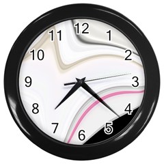 Tech Colors Wall Clock (black) by Sparkle