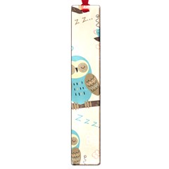 Seamless Pattern Owls Dream Cute Style Fabric Large Book Marks by Vaneshart