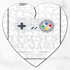 I Had To Pause My Game To Be Here Jigsaw Puzzle (heart) by ChezDeesTees