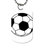 Soccer Lovers Gift Dog Tag (Two Sides) Front
