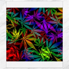 Ganja In Rainbow Colors, Weed Pattern, Marihujana Theme Canvas 8  X 10  by Casemiro