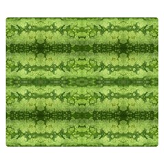 Watermelon Pattern, Fruit Skin In Green Colors Double Sided Flano Blanket (small)  by Casemiro