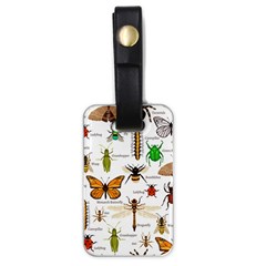 Insects Seamless Pattern Luggage Tag (one Side) by Vaneshart