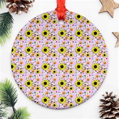 Hawaii Ghost Lilac Ornament (round) by snowwhitegirl