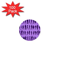 Normal People And Business People - Citizens 1  Mini Buttons (100 Pack)  by DinzDas