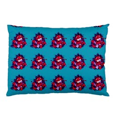 Little Devil Baby - Cute And Evil Baby Demon Pillow Case (two Sides) by DinzDas
