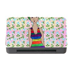 Tan Swimmer Flowerwall Memory Card Reader With Cf by snowwhitegirl