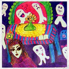 Circus Ghosts Canvas 20  X 20  by snowwhitegirl