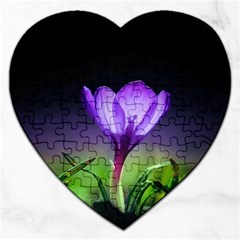 Floral Nature Jigsaw Puzzle (heart) by Sparkle