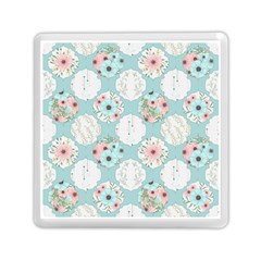 Floral Work Memory Card Reader (square) by designsbymallika