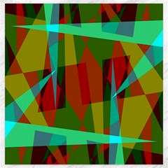Rainbow Colors Palette Mix, Abstract Triangles, Asymmetric Pattern Canvas 20  X 20  by Casemiro