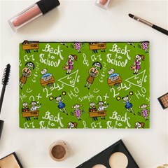 Seamless Pattern With Kids Cosmetic Bag (large) by Amaryn4rt