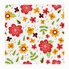 Flower Pattern  Medium Glasses Cloth by alllovelyideas