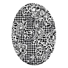 Vector-eclectic-fabric-seamless-pattern-animal-and-plaid-background-with-baroque-ornament Ornament (oval) by Sobalvarro