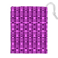 Digital Violet Drawstring Pouch (5xl) by Sparkle