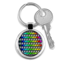 Geometric Balls Key Chain (round) by Sparkle