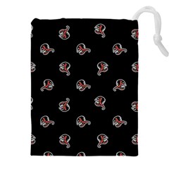 Ugly Monster Fish Motif Print Pattern Drawstring Pouch (5xl) by dflcprintsclothing