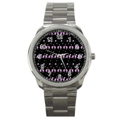 Galaxy Unicorns Sport Metal Watch by Sparkle