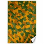 Green and Orange Camouflage Pattern Canvas 24  x 36  23.35 x34.74  Canvas - 1