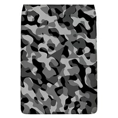 Grey And Black Camouflage Pattern Removable Flap Cover (l) by SpinnyChairDesigns