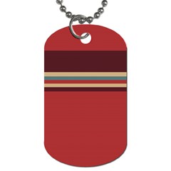 Retro Aesthetic Dog Tag (two Sides) by tmsartbazaar