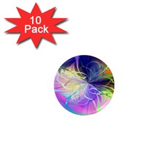 Rainbow Painting Patterns 3 1  Mini Magnet (10 Pack)  by DinkovaArt