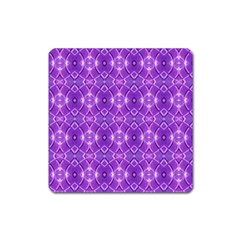 Geometric Galaxy Pattern Print Square Magnet by dflcprintsclothing