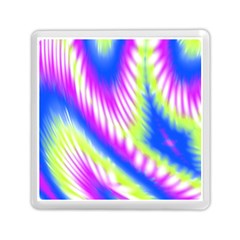 Colorful Blue Purple Pastel Tie Dye Pattern Memory Card Reader (square) by SpinnyChairDesigns