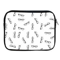 Geek Glasses With Eyes Apple Ipad 2/3/4 Zipper Cases by SpinnyChairDesigns