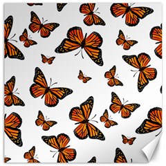 Monarch Butterflies Canvas 16  X 16  by SpinnyChairDesigns