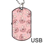 Squid Chef Pattern Dog Tag USB Flash (Two Sides) Front