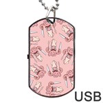 Squid Chef Pattern Dog Tag USB Flash (Two Sides) Back