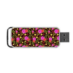 Background Rose Wallpaper Portable Usb Flash (two Sides)