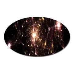 Glowing Sparks Oval Magnet by Sparkle