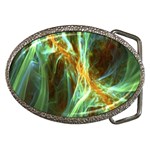 Abstract Illusion Belt Buckles Front