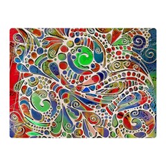 Pop Art - Spirals World 1 Double Sided Flano Blanket (mini)  by EDDArt