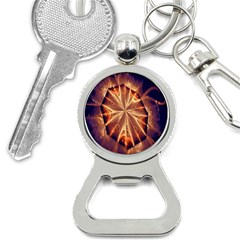 Sun Fractal Bottle Opener Key Chain by Sparkle