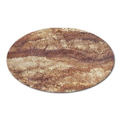 Grunge Surface Print Oval Magnet by dflcprintsclothing